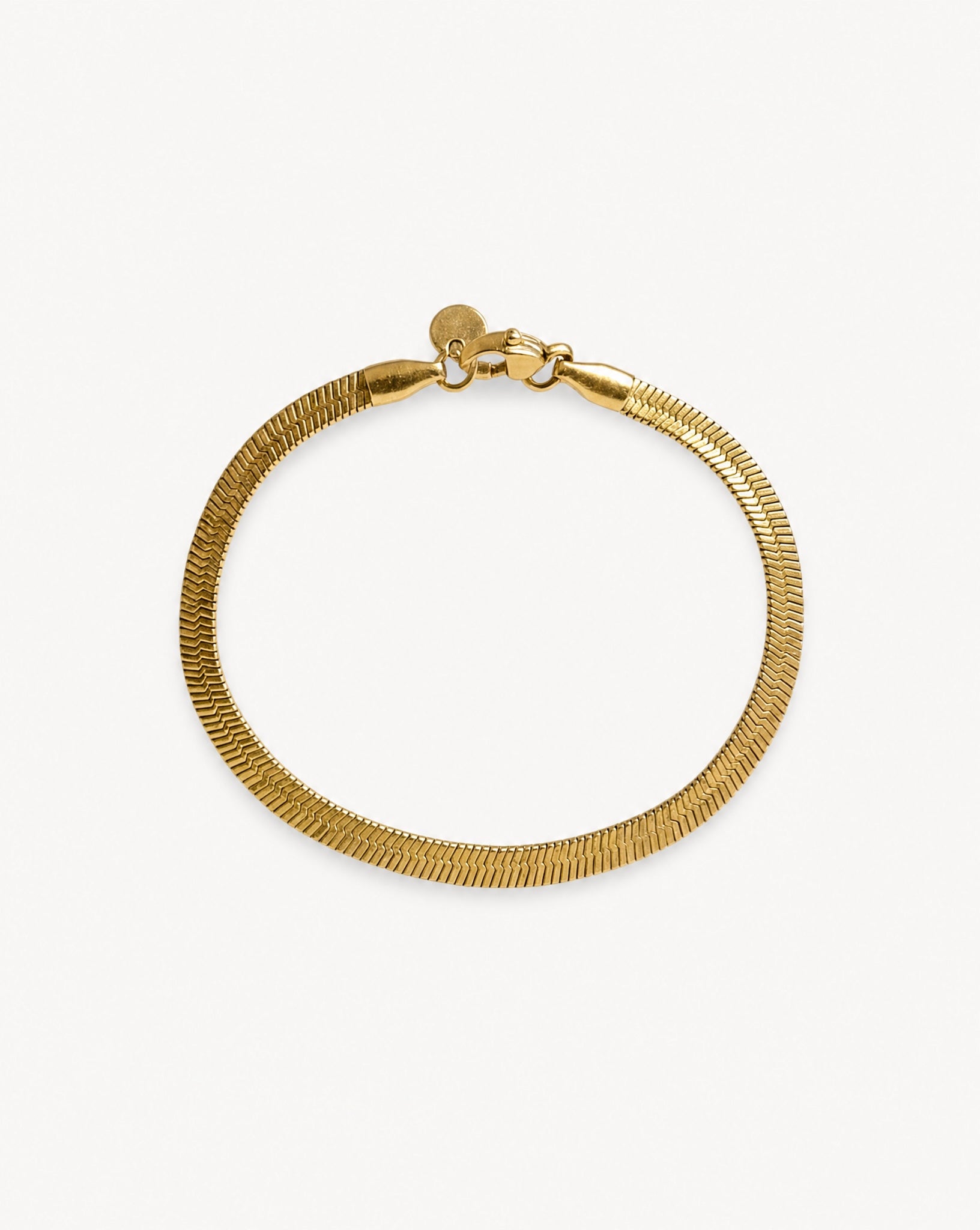 savannah bracelet, part of the Hunter Rose Serpentine Set of 18k waterproof gold necklaces and bracelets